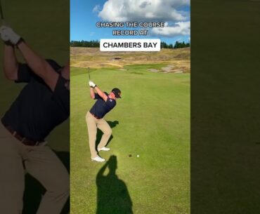 the BEST golf ROUND of my life! tying the course record at chambers bay with a 64 (-8)! #golf