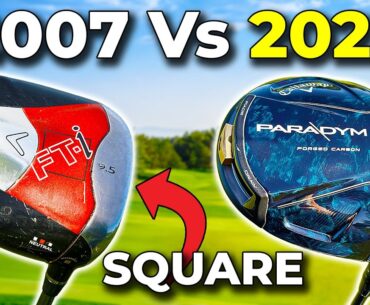 2007 Square Driver Vs 2023 Driver Test! More Accurate?