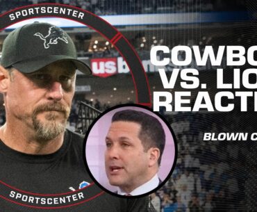 🚨 OFFICIATING CONTROVERSY 🚨 Negative reactions to the call in Lions-Cowboys ending | SportsCenter