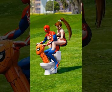 GTA V : SPIDERMAN SAVING BABY - 29 😯 | #shorts
