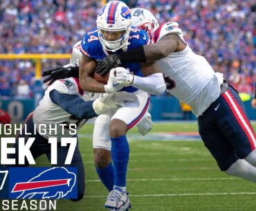 New England Patriots vs. Buffalo Bills Game Highlights | NFL 2023 Week 17