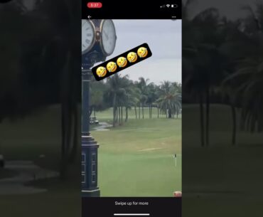 Donald Trump rips tee shot, mocks Joe Biden! #joebiden #donaldtrump #golf
