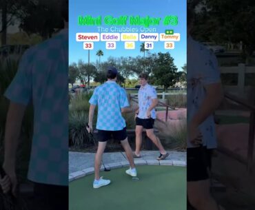 Mini Golf Major #3 (Round 1) - (Who is going to win?) - Mighty Jungle Mini Golf Orlando, FL