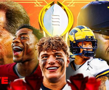 LIVE from the Rose Bowl: Michigan-Alabama & Texas-Washington previews 🏆