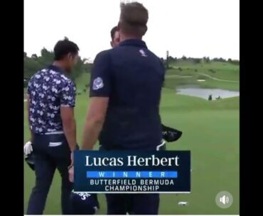 Lucas Herbert wins the Butterfield Bermuda Championship 2021 ⛳️🎊🎉 10-31-21