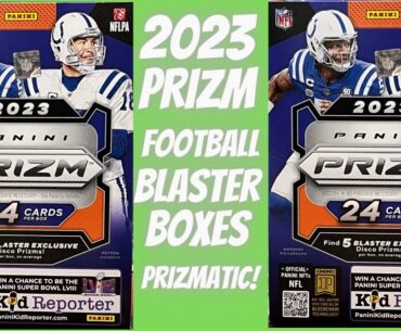 Prizmatic 🔥 2023 Prizm Football Blaster Boxes! 🏈 Silver Prizm Rookie Cards & Orange Disco Parallels