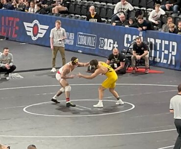 Anthony Ferrari beats Nate Pulliam at Soldier Salute wrestling tournament in Coralville, Iowa