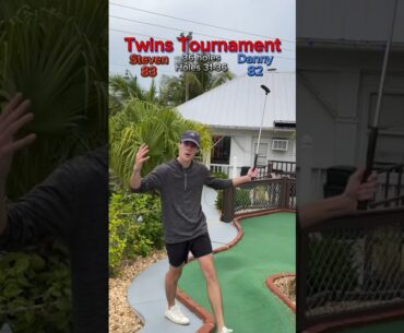 Twins Tournament 36 Holes Round 2 | Hole 36 #minigolf #minigolfcourse #golf #puttputt #twins