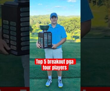 Top 5 breakout pga tour players for 2024 #shorts #golf #pga