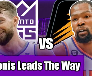Domantas Sabonis Triple Double Leads Kings To Big Bounce Back Win Against Suns