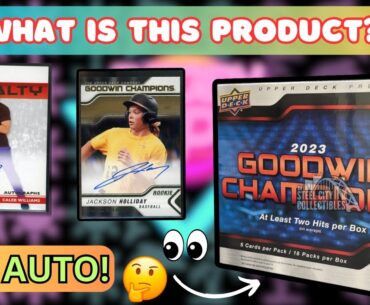 HUGE AUTO! 2023 Goodwin Champions Hobby Box Review!