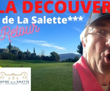 A LA DECOUVERTE DU GOLF DE LA SALETTE*** le retour, je finis fort malgré la fatigue...😂