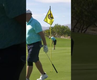 Long Putt at the US and Canadian Firefighters golf tournament #golf #shorts