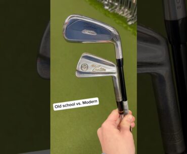 Antique blade 1-iron Vs Titleist u505 Utility Iron #golflife #drivingirons