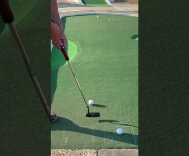 HOLE IN ONE, TEE BOX ONE, CRAZY GOLF WORLD CHAMPIONSHIP