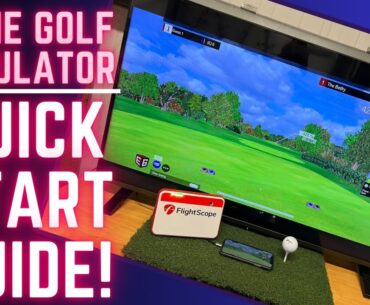 HOME GOLF SIMULATOR - All you need to start on a BUDGET!