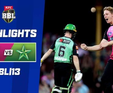 Sydney Sixers v Melbourne Stars | BBL|13