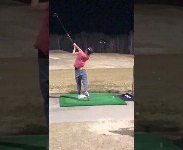 Young Patrick Kelley Fan Hitting His Target Line