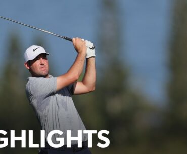Scottie Scheffler shoots 9-under 64 | Round 2 | The Sentry | 2024