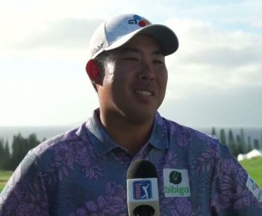 Byeong Hun An Friday Day 2 Flash Interview 2024 The Sentry © PGA Tour