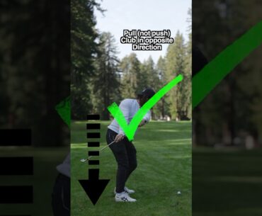 Do The Opposite Of What You Think For A Perfect Swing