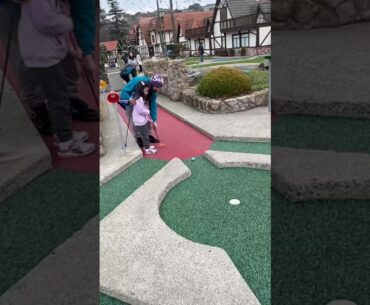 Golf Challenge 🏌️‍♀️ #golf #putting #short #holeinone