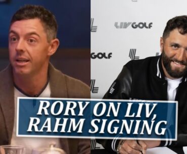 Rory McIlroy On Jon Rahm To LIV, Fundamental Problem w/ LIV
