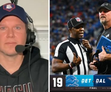 Matt Jones breakdown the officiating 2-pt conversion in Cowboys win over Lions: the refs screwed