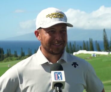 Xander Schauffele Saturday Day 3 Flash Interview 2024 The Sentry © PGA Tour