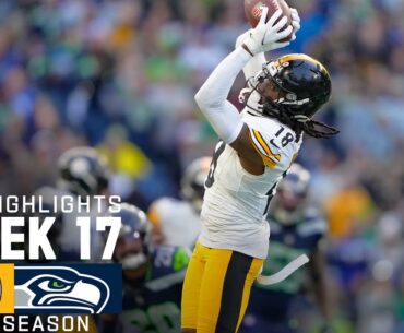 Pittsburgh Steelers vs. Seattle Seahawks Game Highlights | NFL 2023 Week 17