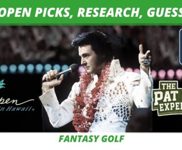 2024 Sony Open Picks, Research, Course Preview, Guess The Odds | 60s Preview | Fantasy Golf Picks