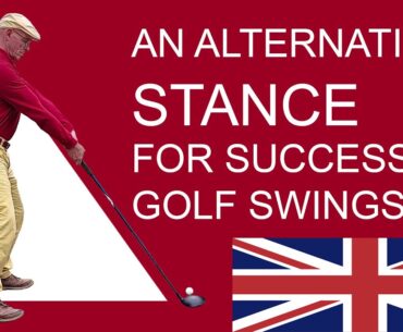 an alternative stance for successful golf swings (GB)