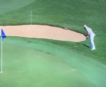 Tyrell Hatton with the “double club slam! 2 kicks w/ the right foot and 1 with the left” 😂 #pgatour