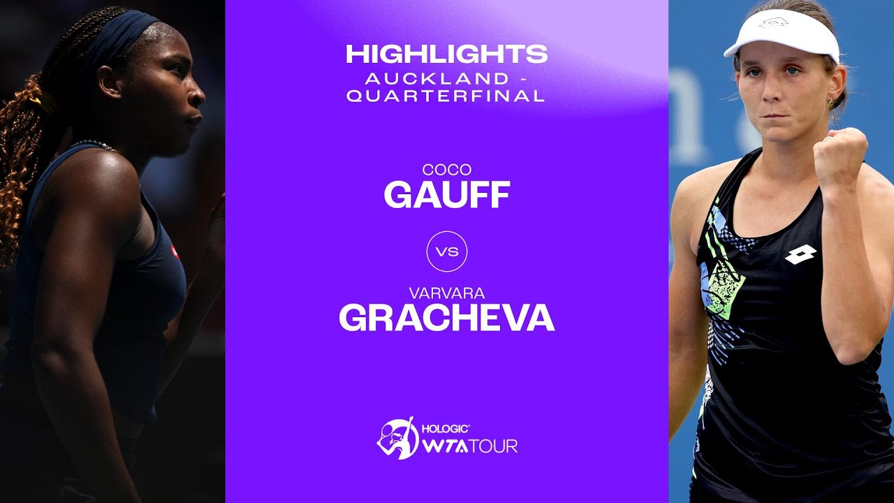 Coco Gauff vs. Varvara Gracheva | 2024 Auckland Quarterfinal | WTA Match Highlights Coco Gauff vs. Varvara Gracheva | 2024 Auckland Quarterfinal | WTA Match Highlights