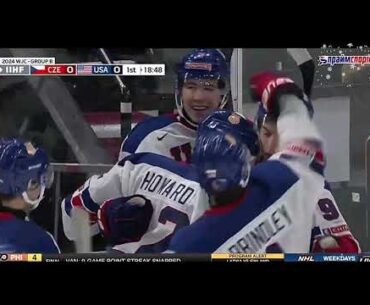 Dec.29/2023 IIHF World Junior Championship    CZECHIA - USA