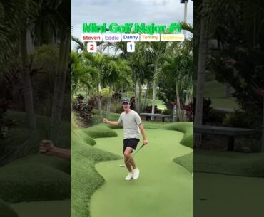 Mini Golf Major #1 | Hole 1 Part 1 #minigolf #minigolfcourse #minigolfmajor #puttputt #miniputt