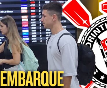 CHEGADA de RODRIGO GARRO no AEROPORTO e primeiras PALAVRAS do REFORÇO do CORINTHIANS
