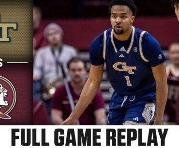 Georgia Tech vs. Florida State Full Game Replay | 2023-24 ACC Men’s Basketball