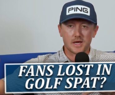 Golf Fans Alienated By Golf Schism? Mackenzie Hughes At The Sentry Presser