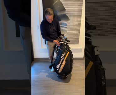 A very different set of irons for Luke Donald. #mizunopro245