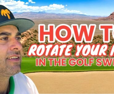 How to rotate your hips in the golf swing