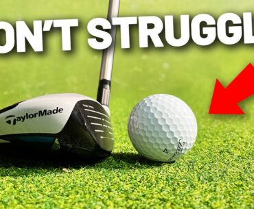 STRIPE Your Fairway Woods Off The Ground!