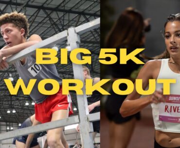 Pacing a MONSTER 5k workout