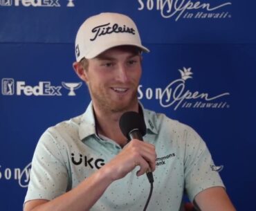 Will Zalatoris Tuesday Press Conference 2024 Sony Open in Hawaii