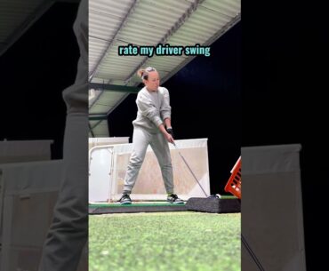 think i have a really odd swing lol #golfgirls #golfgirl #golfswing #drivingrange #ratemygolfswing
