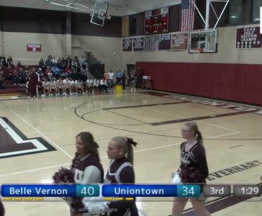 WPIAL High School Boys Basketball Belle Vernon at Uniontown 1/5/24