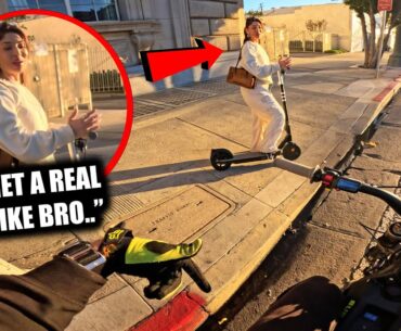RIDING MY SURRON IN LA COMPTON GANG ZONES AND GOT ROASTED..