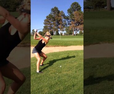 Paige Spiranac #golf #golfswing #shorts