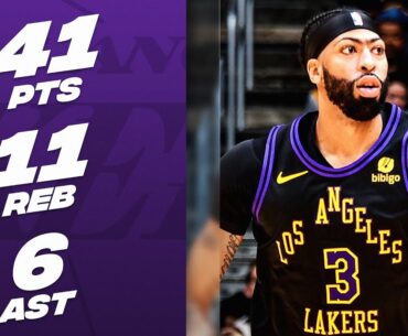 Anthony Davis Records New SEASON-HIGH 41 POINTS | January 9, 2024
