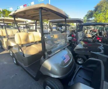GOLF CARTS FOR SALE FORT LAUDERDALE FLORIDA EZGO RXV 48 VOLT